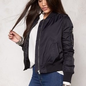 Rut & Circle New Kate Bomber Jacket Black/Silver