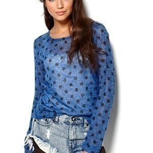 Rut & Circle Price Bea Dot Knit Spicy Blue / Sininen