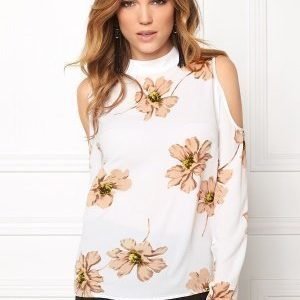 Rut & Circle Sonya Of Shoulder Blouse White