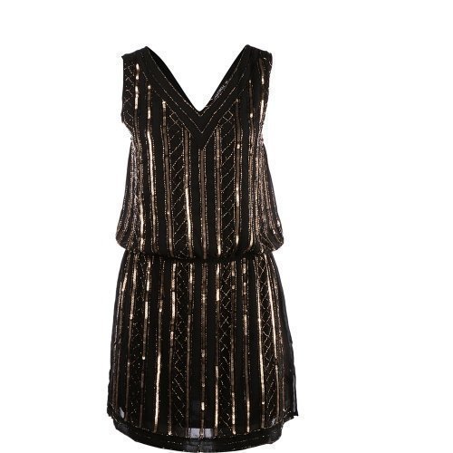 Rut&Circle Must Inga Dress Black/Bronze