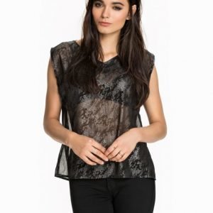 Rut&Circle Price Benita Top Black/Gold