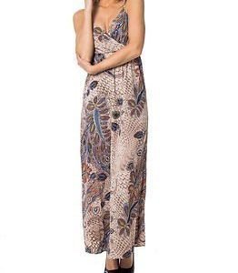 STUDIO Only Smart Maxi Cross Dress Marshmallow Feather