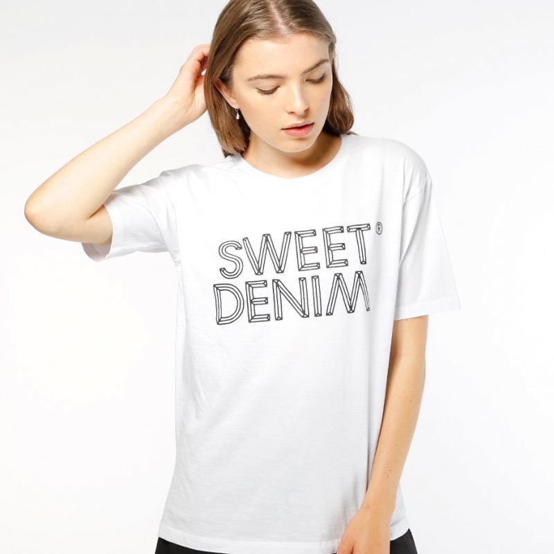 SWEET DENIM Zena Logo -t-paita