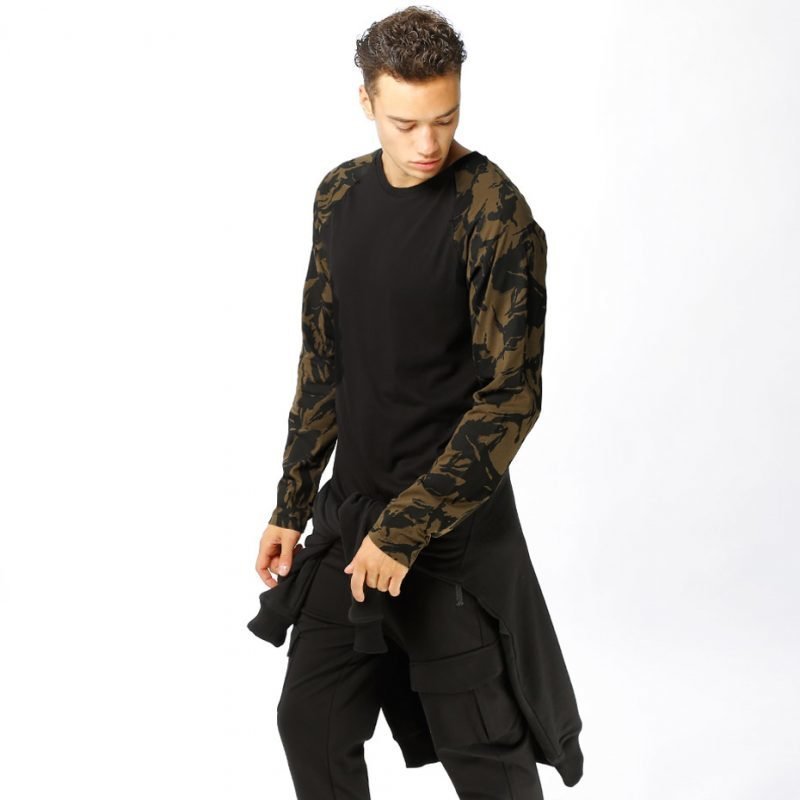 SWEET SKTBS Raglan Camo -longsleeve