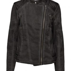 Saint Tropez Biker Jacket W Pu Trim kevyt takki