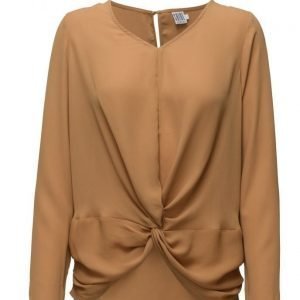 Saint Tropez Blouse W. Knot pitkähihainen pusero