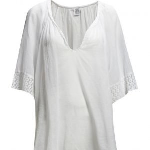 Saint Tropez Blouse W Lace Trim pitkähihainen pusero