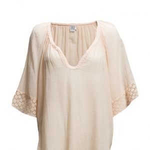 Saint Tropez Blouse W Lace Trim pitkähihainen pusero