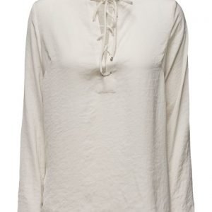 Saint Tropez Blouse W Lacing pitkähihainen pusero