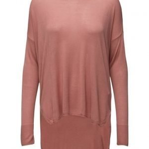 Saint Tropez Blouse W Rib Sleeve Detail neulepusero