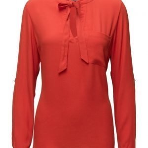 Saint Tropez Blouse With Bow pitkähihainen pusero