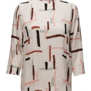 Saint Tropez Blouse With Print pitkähihainen pusero