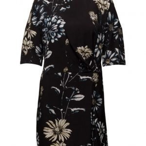 Saint Tropez Daisy Printed Dress W. Knot lyhyt mekko