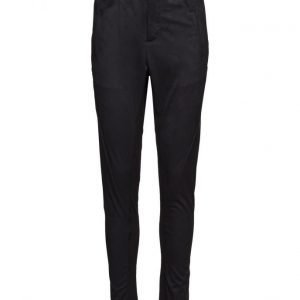 Saint Tropez Faux Suede Pants W Rib Detail