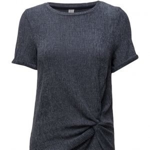 Saint Tropez Jersey T-Shirt W Knot Detail