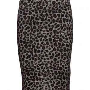 Saint Tropez Leopard Print Skirt kynähame