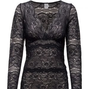 Saint Tropez Long Sleeve Lace Top pitkähihainen pusero