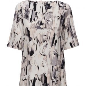 Saint Tropez Printed Top lyhythihainen pusero