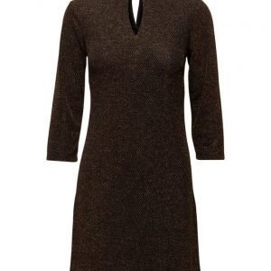 Saint Tropez Shimmer Dress W Turtle Neck mekko