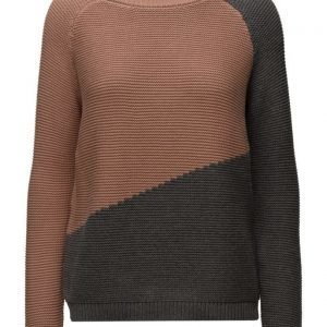 Saint Tropez Two Col Sweater neulepusero