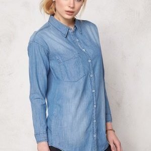 Sally & Circle Josie Denim Shirt Lt Wash