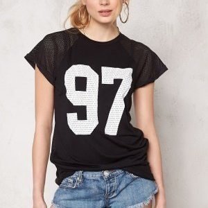 Sally & Circle Moa Basket Long Tee Black