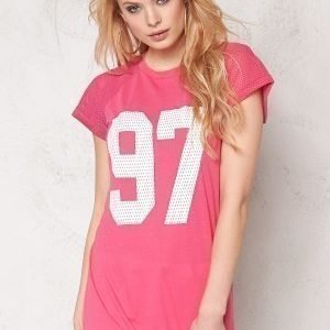 Sally & Circle Moa Basket Long Tee Fuchsia