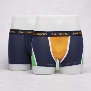 Salming Underwear Cumberland 2-pack Boxer 079 Solid Navy/Navy Green