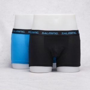 Salming Underwear Freeland 2-pack Boxer 207 Solid Black/Solid Blue