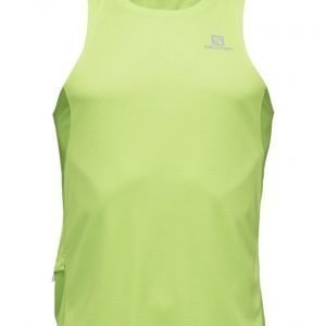 Salomon Agile Tank M Granny Green hihaton urheilupaita