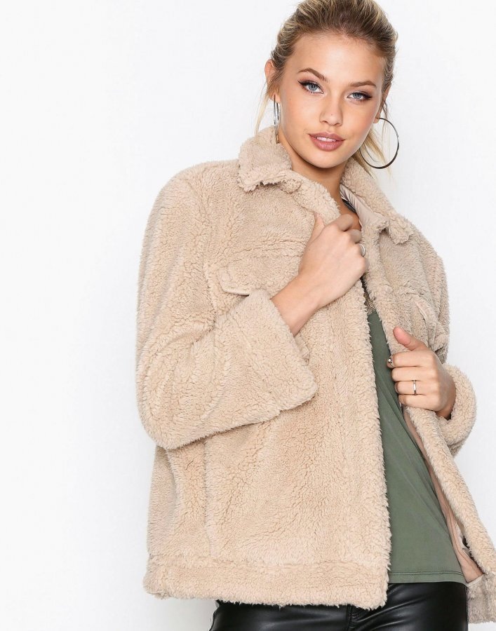 samsoe samsoe teddy coat