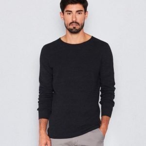 Samsøe & Samsøe Amp O - Neck Black Melange