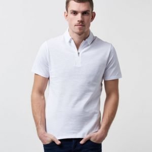 Samsøe & Samsøe Durango Zip Polo SS White