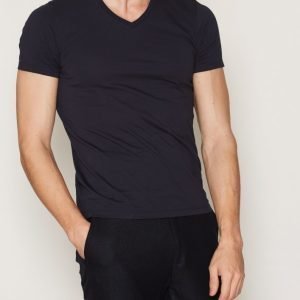 Samsøe Samsøe Marian Male V-neck T-paita Blue