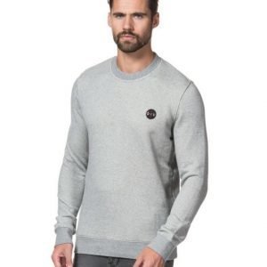 Samsøe & Samsøe Meyn Logo O-Neck Dark Grey