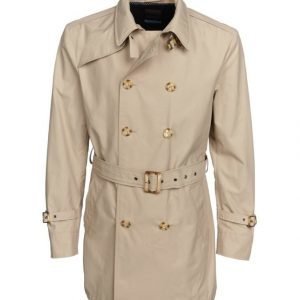 Sand Techno Cotton Trench B Trenssi