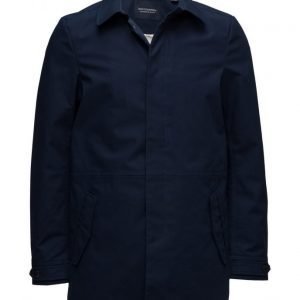 Scotch & Soda Ams Blauw Bonded Trench Coat takki