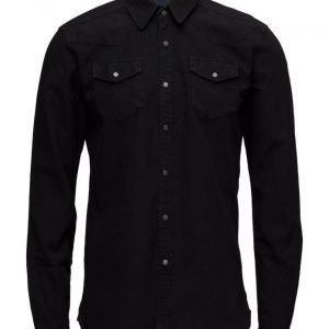 Scotch & Soda Ams Blauw Denim Western Shirt