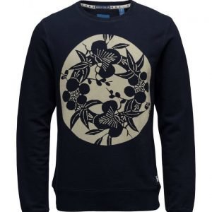 Scotch & Soda Ams Blauw Japanese Sunset Concept Sweat svetari