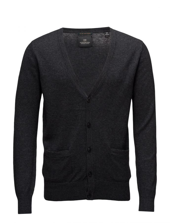 Scotch & Soda Classic Cardigan In Merino/Cotton Quality neuletakki ...