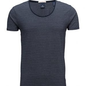 Scotch & Soda Classic Deep Crewneck Tee In Cotton/Elastane lyhythihainen t-paita