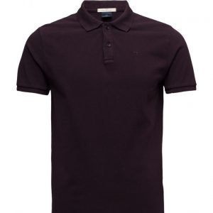 Scotch & Soda Classic Garment Dyed Polo In Cotton Pique lyhythihainen pikeepaita