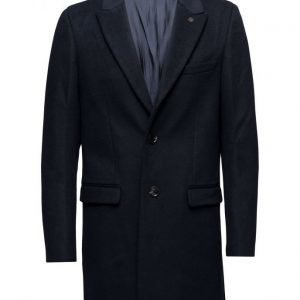 Scotch & Soda Classic Long Coat In Wool Quality villakangastakki