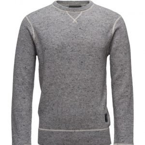 Scotch & Soda Crewneck Pullover In Boiled Wool Quality pyöreäaukkoinen neule