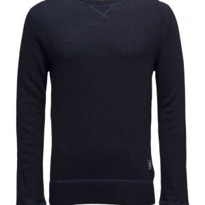 Scotch & Soda Crewneck Pullover In Boiled Wool Quality pyöreäaukkoinen neule