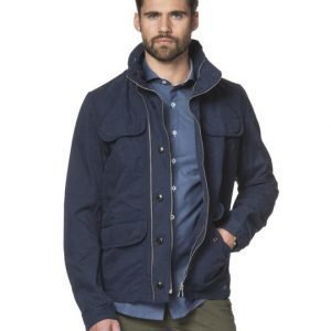 Scotch & Soda Hodded Trench 57 Navy