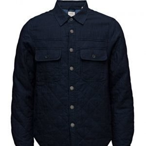 Scotch & Soda Home Alone Quilted Indigo Shirt Jacket