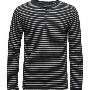 Scotch & Soda Longsleeve Grandad Tee In Cotton Quality pitkähihainen t-paita