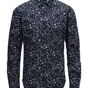 Scotch & Soda Longsleeve Shirt With All-Over Printed