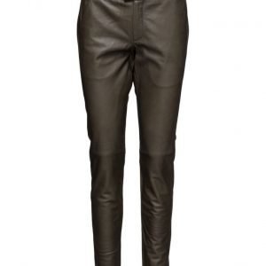 Second Female New Roberta Leather Pants suorat housut